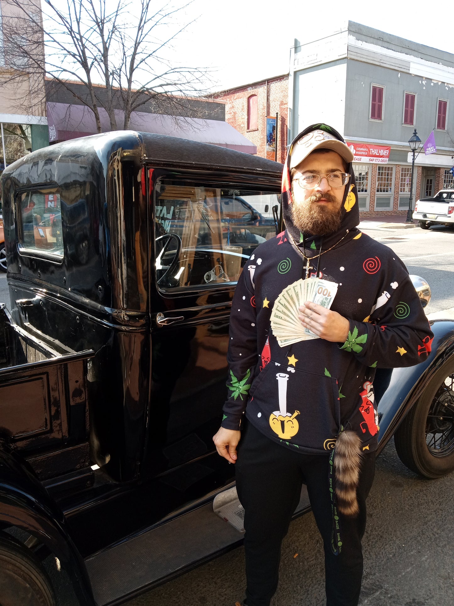 "THREE AMIGOS" Unisex Hoodie (Superior Black)