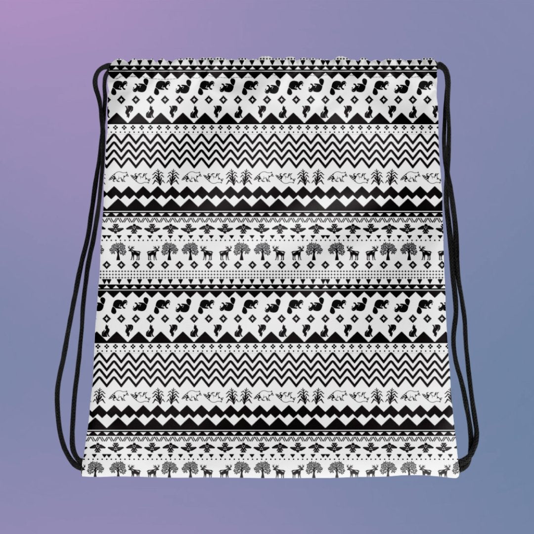 SPIRIT ANIMAL DRAWSTRING BAG