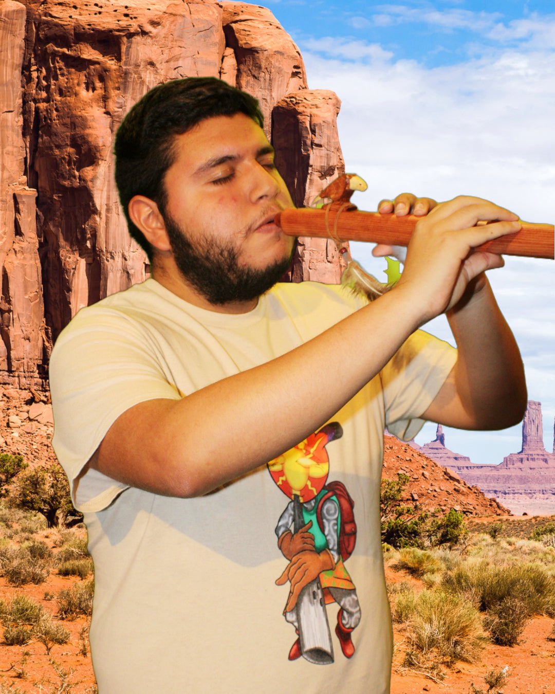 "KOKOPELLI" by INSPIRE x @reaper.renaissance 🎶 🏜️Designed for @renaissance_and_rendezvous.  Kokopelli, Native American, Native Inspired, Little People, Little Person, Magic, Symbolism, Esoteric, Kiva, Rain-Maker, Money, Prosperity, Inspire, FXBG, Fredericksburg, Renaissance, Rendezvous, Fertility, Music, Clothing, Swag, Cool,  Gifts, Dope, One of a kind, unique, tan, sand, nature, storms, wind maker,