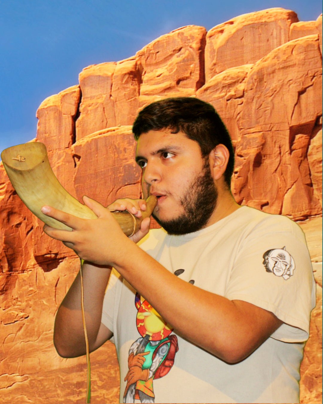 "KOKOPELLI" by INSPIRE x @reaper.renaissance 🎶 🏜️Designed for @renaissance_and_rendezvous.  Kokopelli, Native American, Native Inspired, Little People, Little Person, Magic, Symbolism, Esoteric, Kiva, Rain-Maker, Money, Prosperity, Inspire, FXBG, Fredericksburg, Renaissance, Rendezvous, Fertility, Music, Clothing, Swag, Cool,  Gifts, Dope, One of a kind, unique, tan, sand, nature, storms, wind maker,