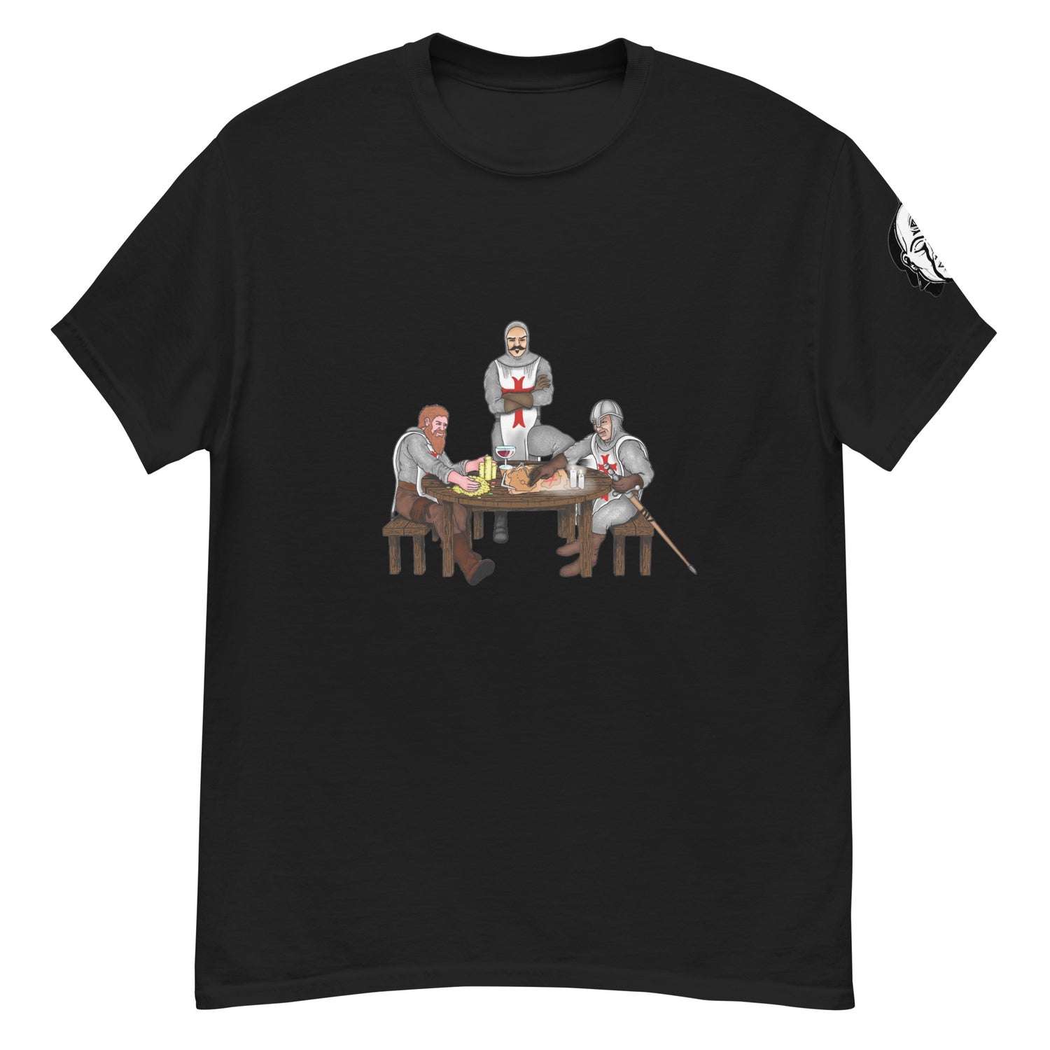 "KNIGHTS TEMPLAR" by INSPIRE Who were the Knights Templar?? Monks...? Warriors...? Mason's...?More like Gangstas! 😎The original gang getting the bag...  Black, Burgundy, Royal Blue, T-Shirt, Fashion, Art, Freemasons, Illuminati, Knight's Templar, FXBG, Fredericksburg, Virginia, Inspire, Reaper, Renaissance, Dope, History Shirts, T-Shirts, Clothing, Gangsta, Assassin's Creed, Crusades, Historical, Medieval