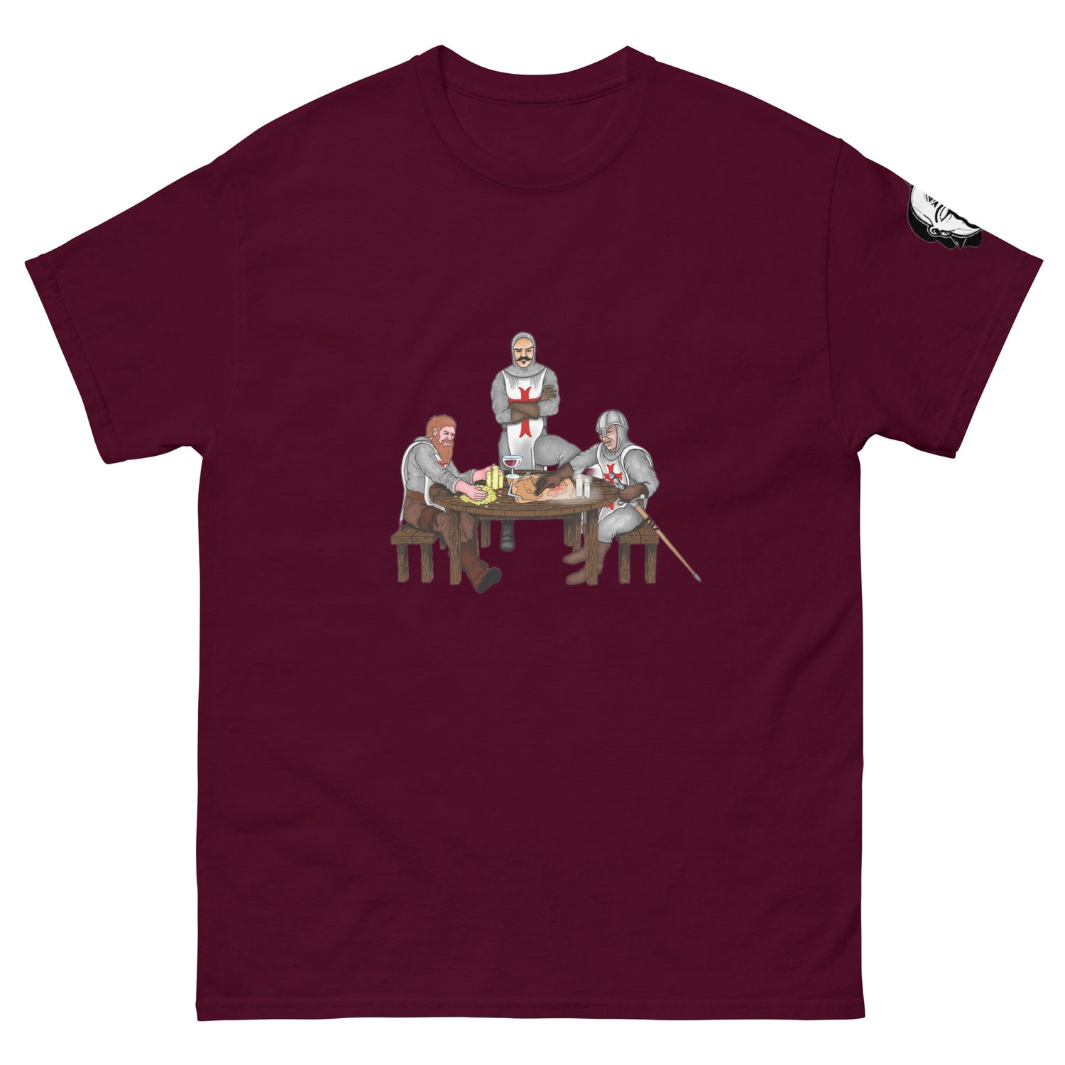 "KNIGHTS TEMPLAR" by INSPIRE Who were the Knights Templar?? Monks...? Warriors...? Mason's...?More like Gangstas! 😎The original gang getting the bag...  Black, Burgundy, Royal Blue, T-Shirt, Fashion, Art, Freemasons, Illuminati, Knight's Templar, FXBG, Fredericksburg, Virginia, Inspire, Reaper, Renaissance, Dope, History Shirts, T-Shirts, Clothing, Gangsta, Assassin's Creed, Crusades, Historical, Medieval