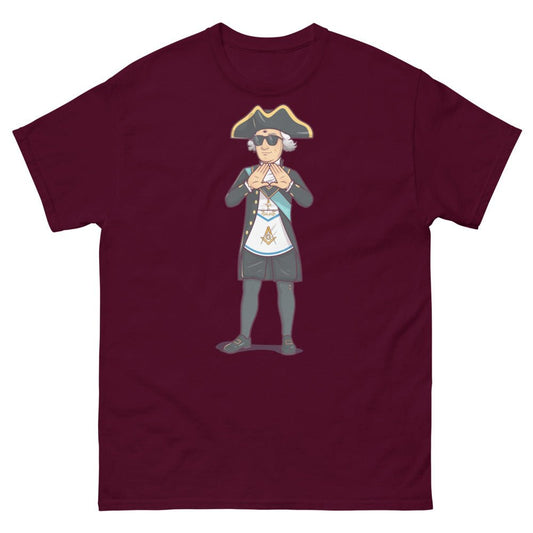 George Washington, Freemason, Masonic, Custom, T-Shirt, Shirts, Designer, Swag, G, Magic, FXBG, Fredericksburg, Inspire, Illuminati, Dope, Gangsta, Third Eye, Unique, Limited Edition,