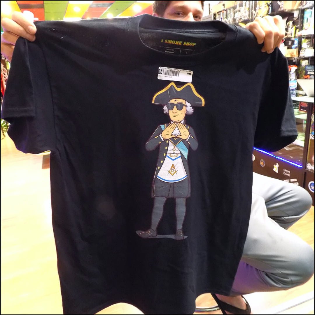 GEORGE WASHINGTON ILLUMINATI SHIRT - LIMITED RELEASE 2022