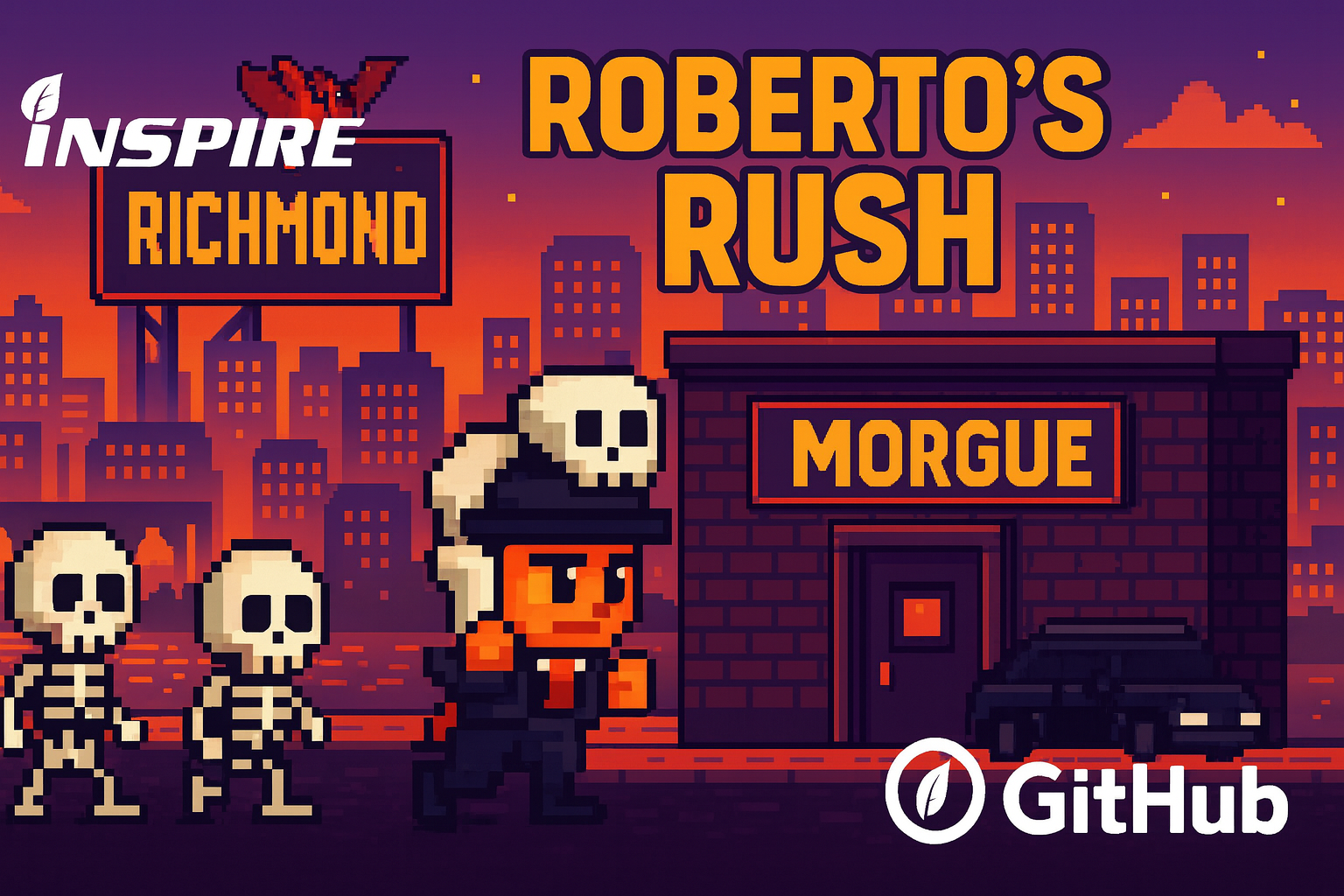 Roberto's Rush game title card