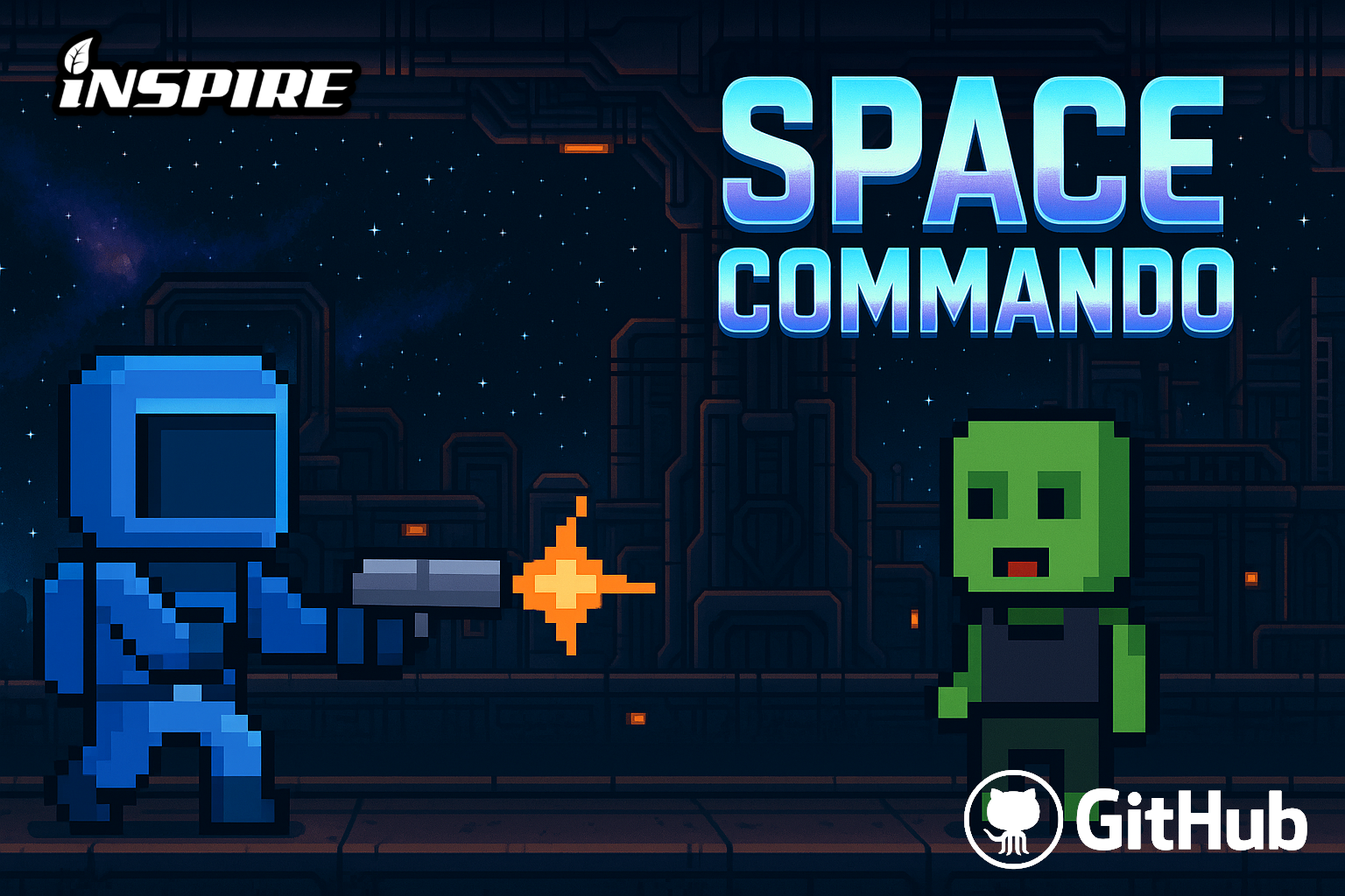 Space Commando game title card