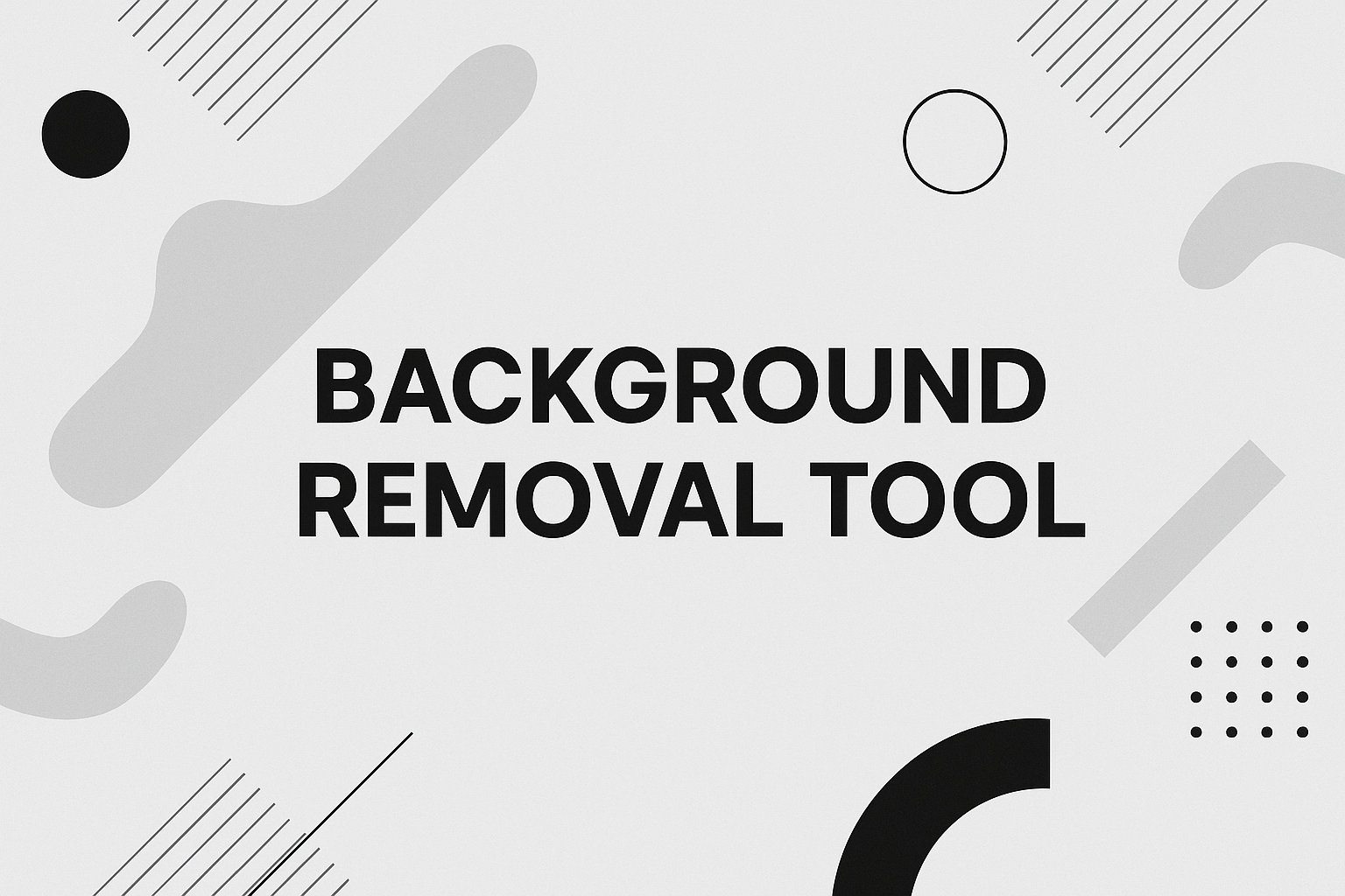 Background Removal tool title card
