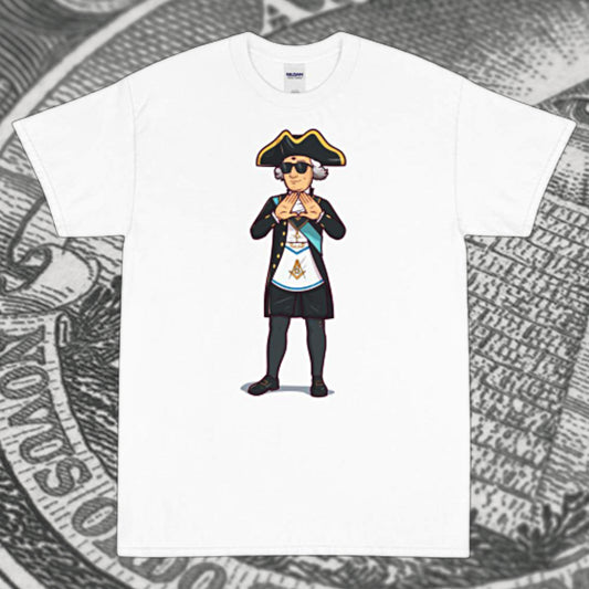 GEORGE WASHINGTON ILLUMINATI SHIRT - LIMITED RELEASE 2022
