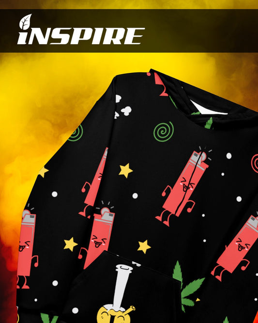 "THREE AMIGOS" Unisex Hoodie (Superior Black)