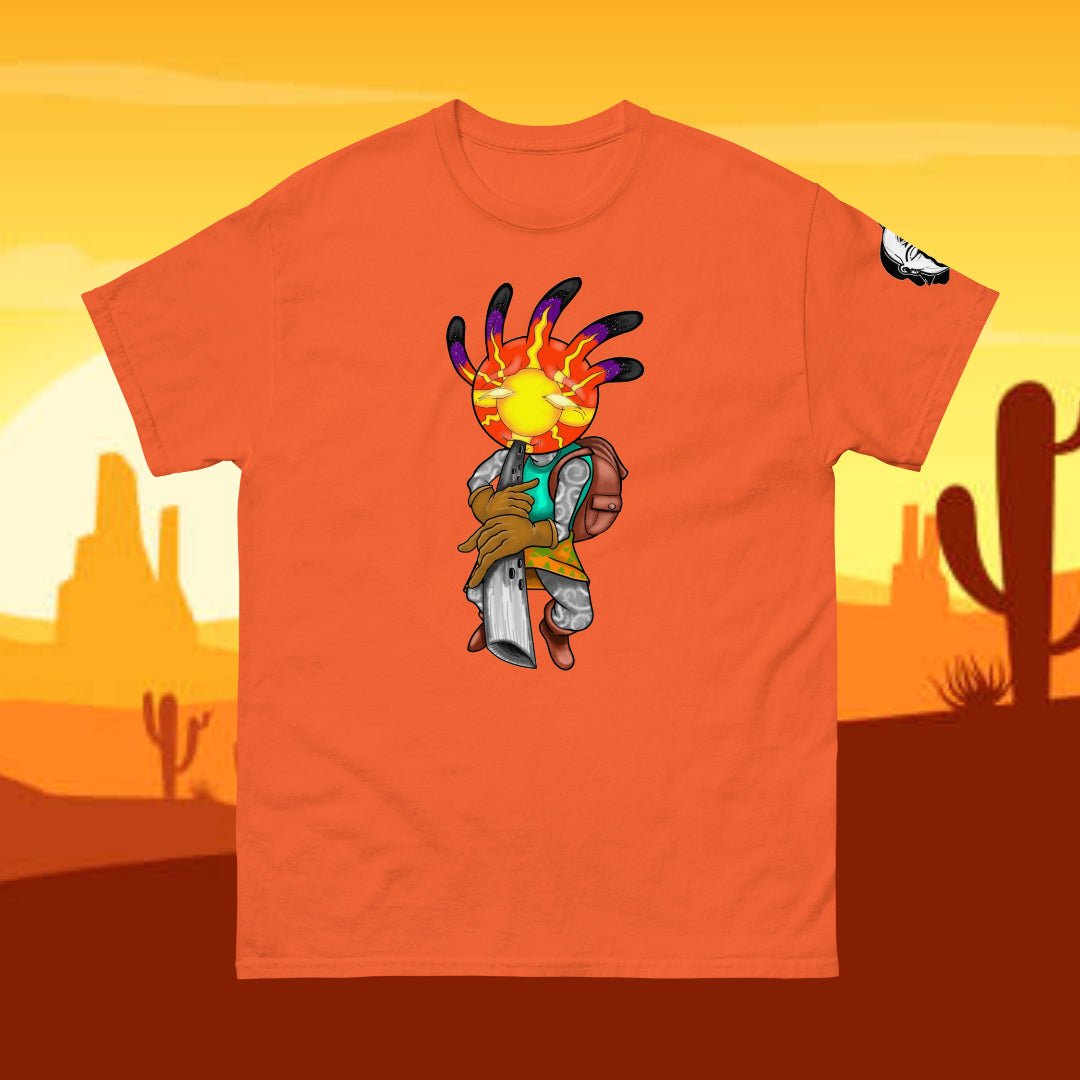 "KOKOPELLI" by INSPIRE x @reaper.renaissance 🎶 🏜️Designed for @renaissance_and_rendezvous.  Kokopelli, Native American, Native Inspired, Little People, Little Person, Magic, Symbolism, Esoteric, Kiva, Rain-Maker, Money, Prosperity, Inspire, FXBG, Fredericksburg, Renaissance, Rendezvous, Fertility, Music, Clothing, Swag, Cool,  Gifts, Dope, One of a kind, unique, tan, sand, nature, storms, wind maker, 